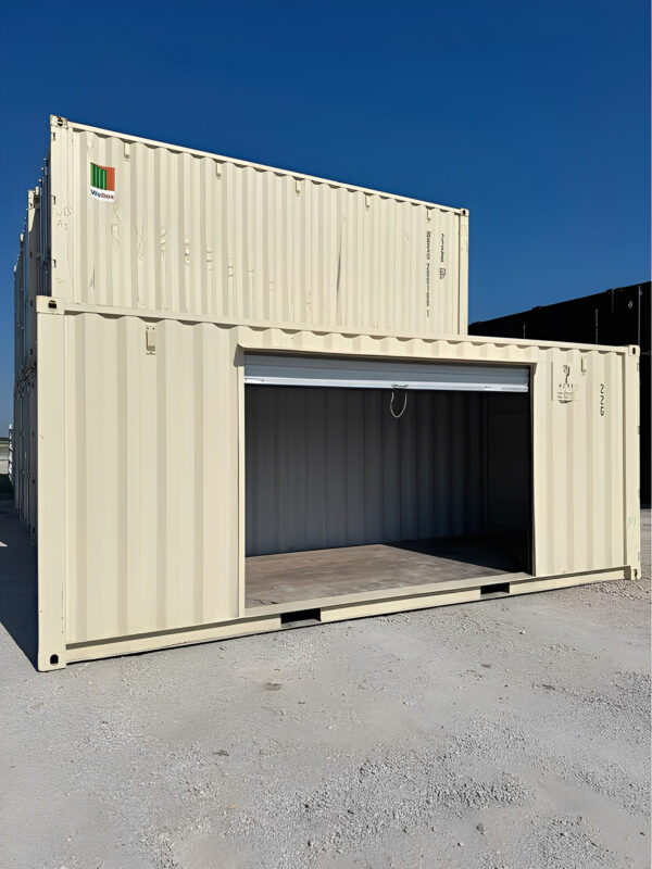 20ft One-Trip Shipping Container with 10ft Roll-Up Door - Image 3
